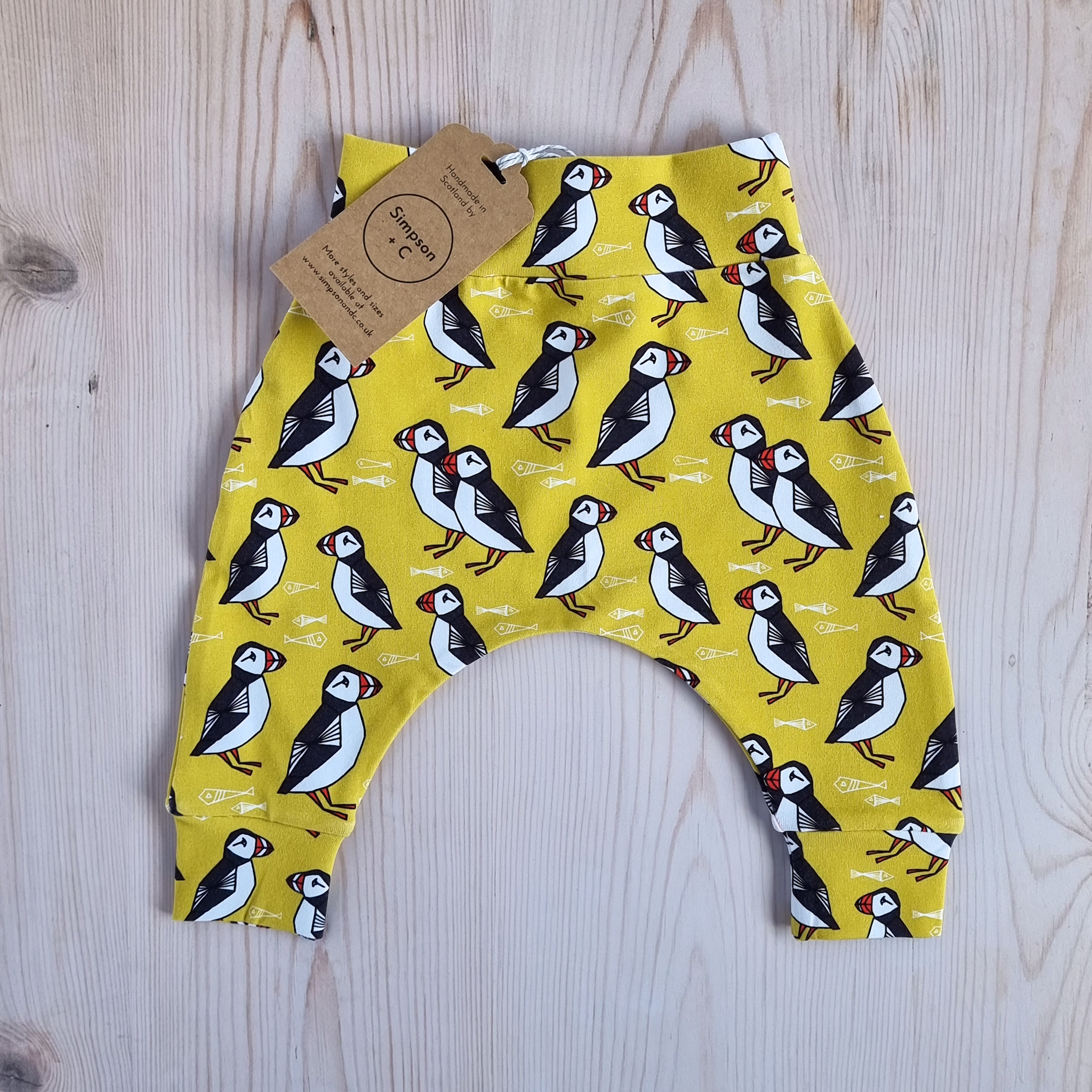 Puffins - Hippy Pants by Simpson + C